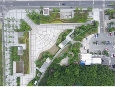 無錫地鐵2號線靖海公園站下沉廣場景觀綠化工程